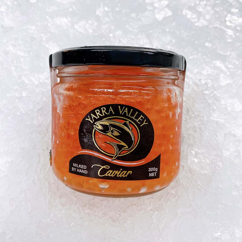 HAND MILKED YARRA VALLEY SALMON CAVIAR 300G JAR