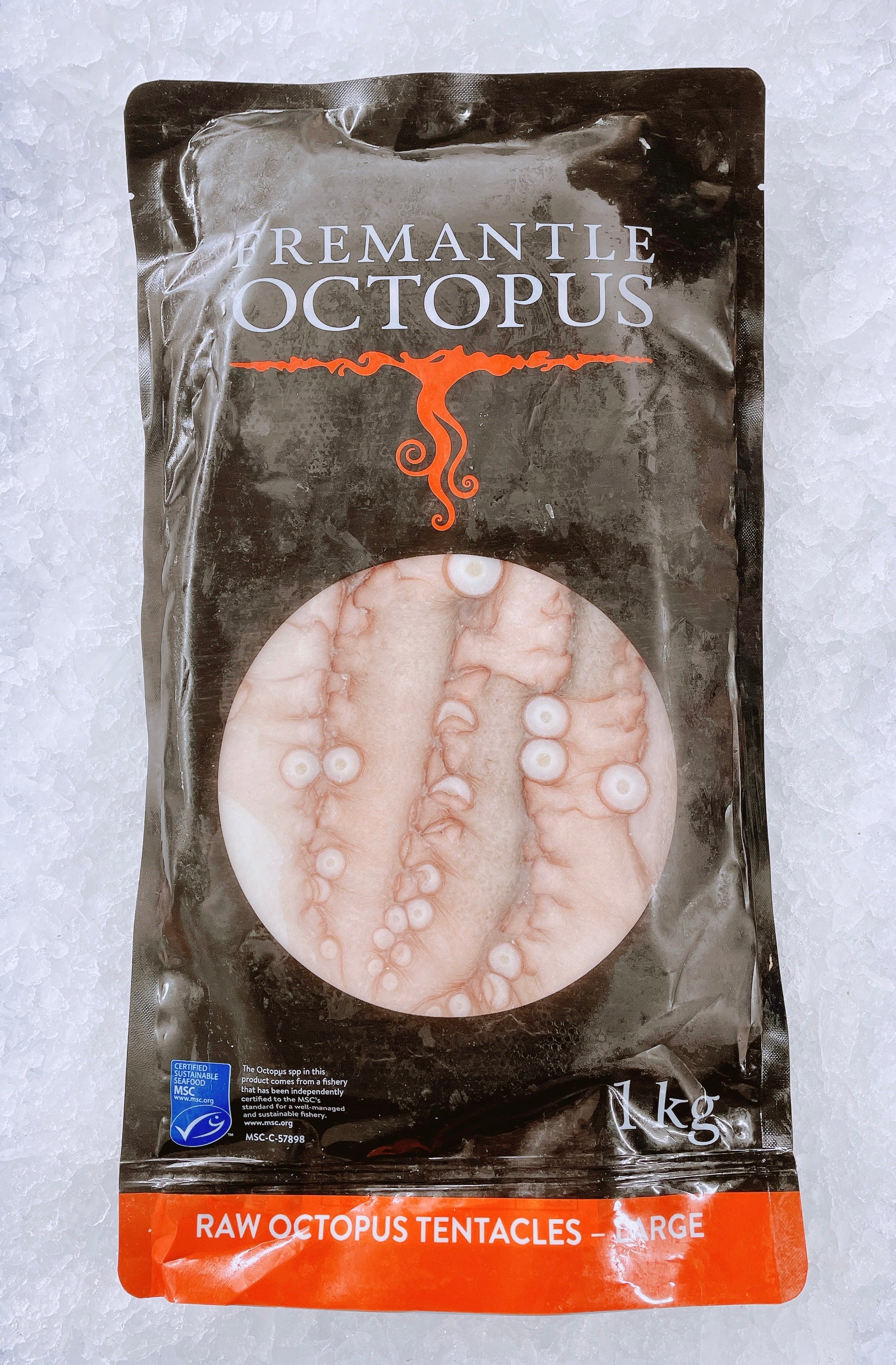 LARGE FREMANTLE RAW PREMIUM OCTOPUS TENTACLES 1KG (5-7 TENTACLES)