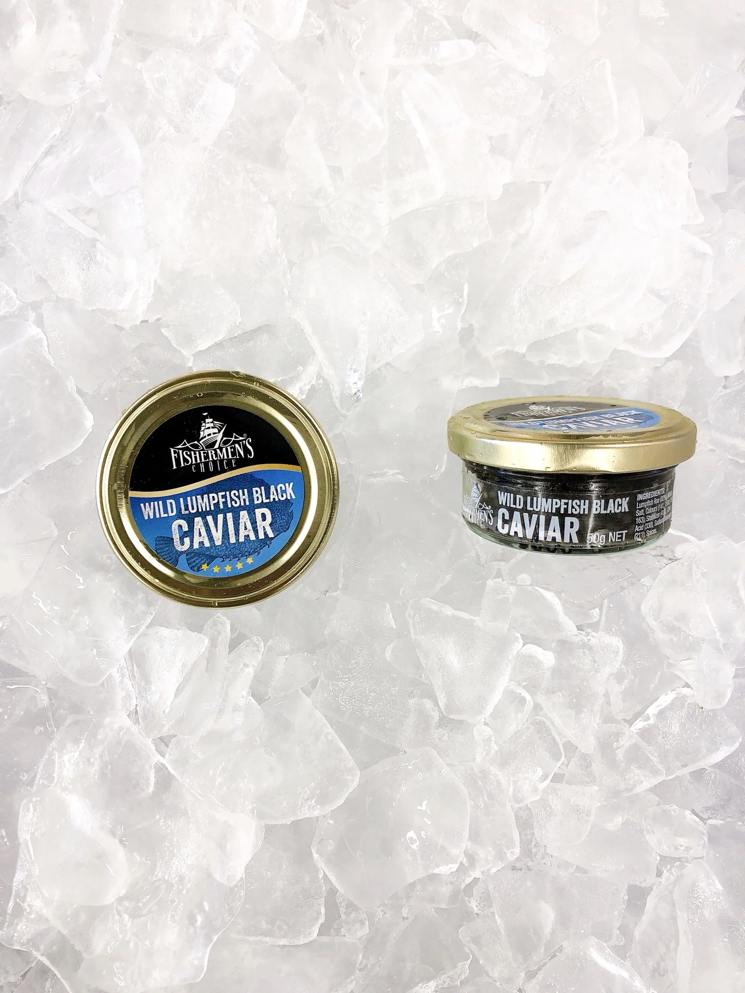 WILD LUMPFISH BLACK CAVIAR 50G JAR